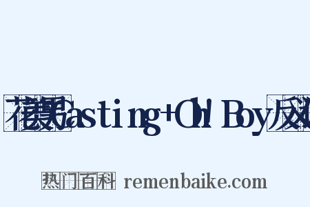 花美男Casting+Oh!Boy反义词是什么意思的图片